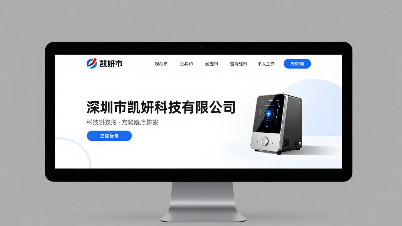 深圳市凯妍科技有限公司 首页主视觉